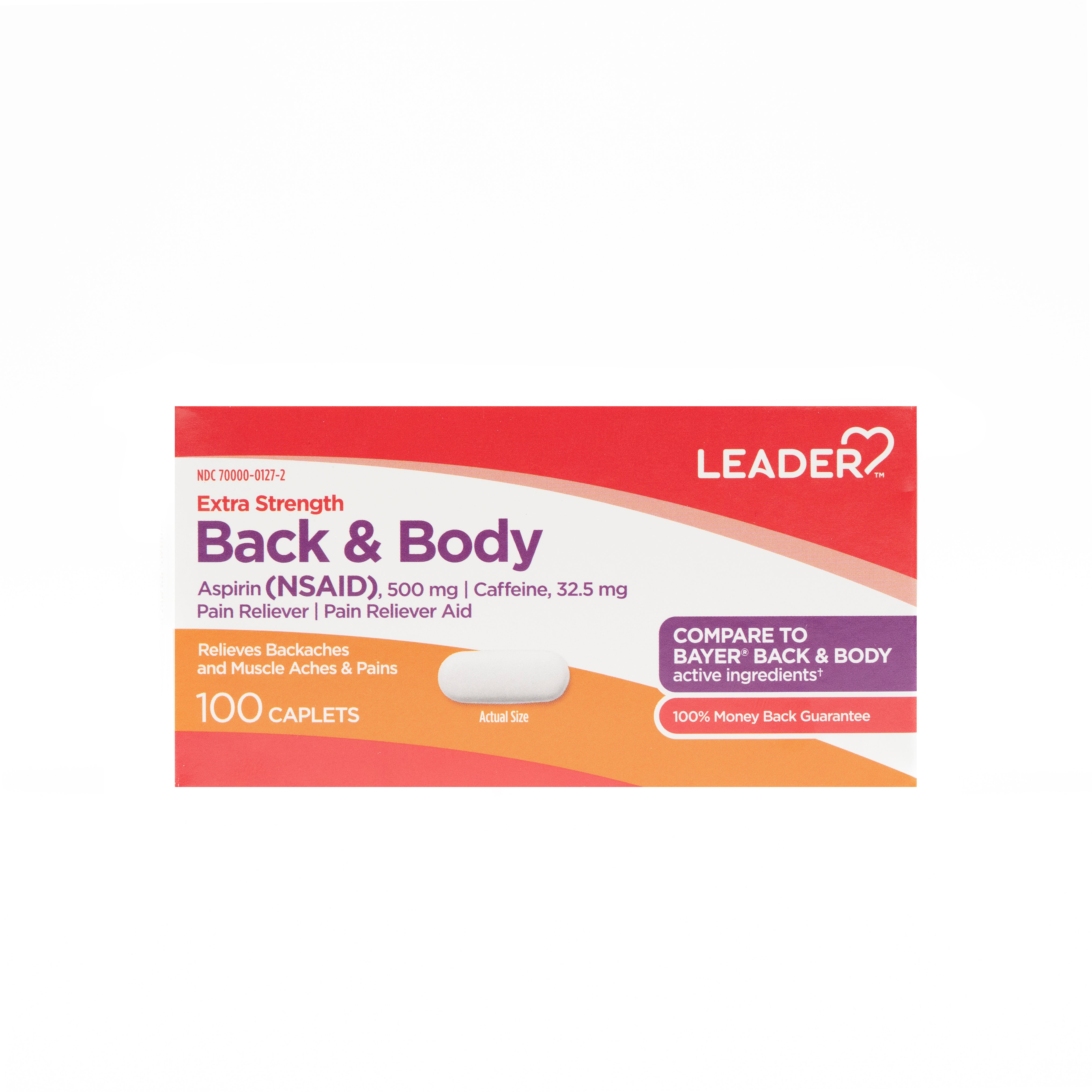 Back & Body (Aspirin- Caffeine) 500-32.5 mg Caplets
